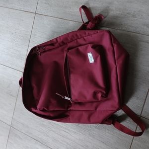 Herschel burgundy backpack